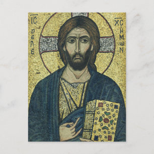 Cartão Postal Jesus Cristo Pantocrator