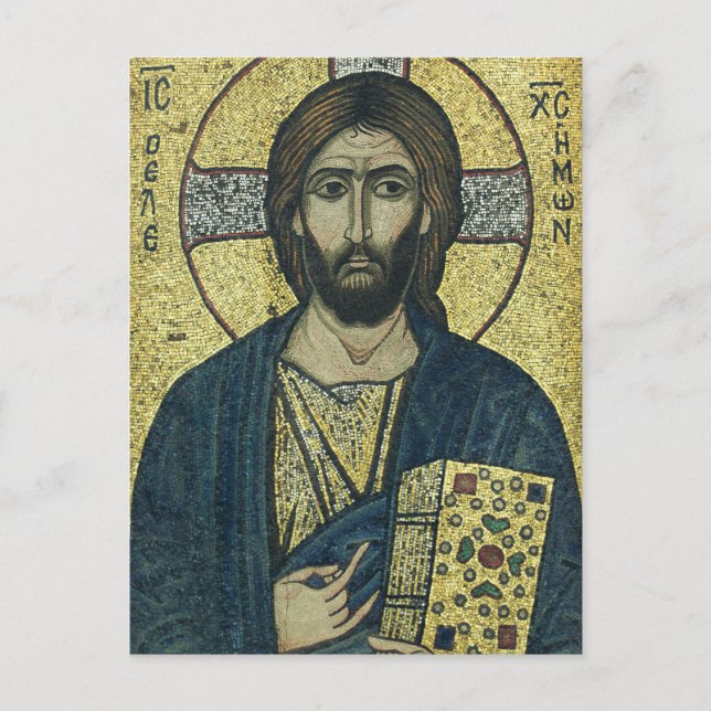 Cartão Postal Jesus Cristo Pantocrator (Frente)