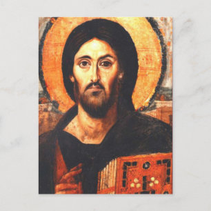 Cartão Postal Jesus Cristo Pantocrator, Governante de Todos Biza