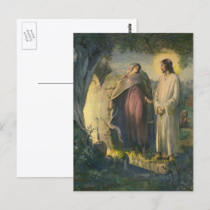 Cartão Postal Jesus Cristo Risen by the Tomb by ML Greer