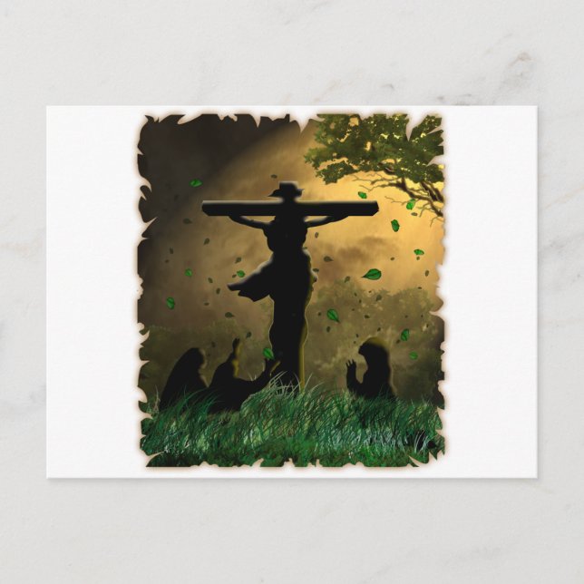 Cartão Postal Jesus Crucificação (Frente)