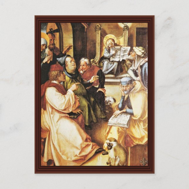 Cartão Postal Jesus De Doze Anos No Templo (Frente)