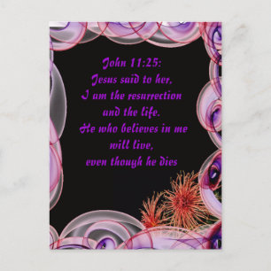 Cartão Postal Jesus disse a ela