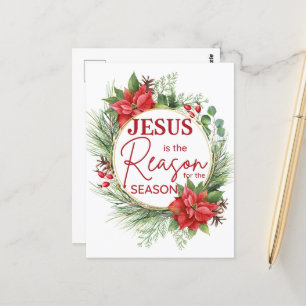 Cartão Postal Jesus é a razão do Natal da temporada