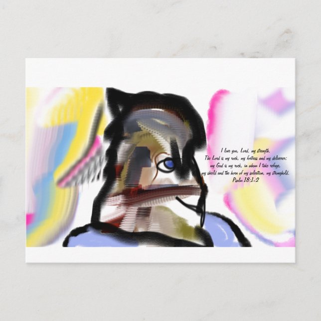 Cartão Postal Jesus é amor (Frente)