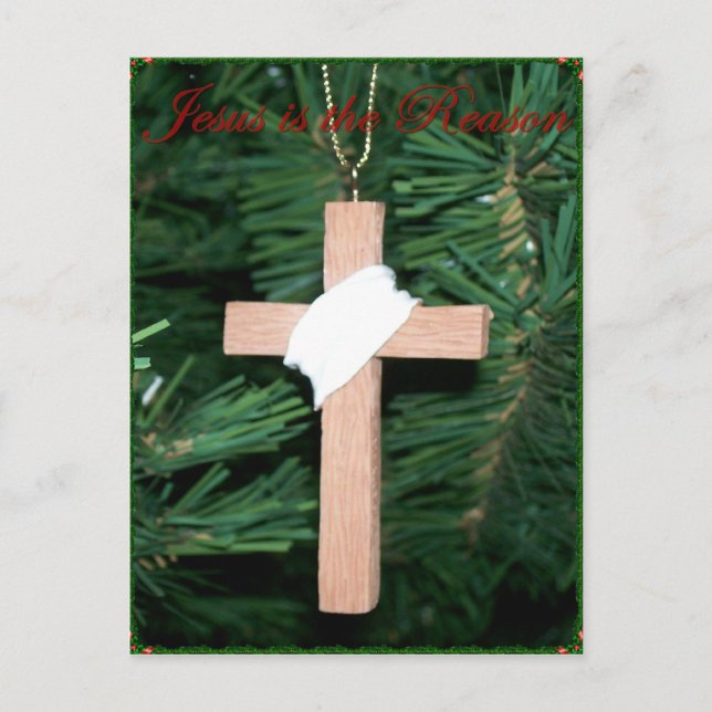 Cartão Postal Jesus é o Motivo da Cruz (Frente)