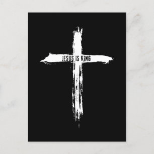Cartão Postal Jesus é rei