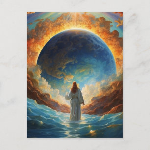 Cartão Postal *~*  Jesus Espaço Universo Cura Terra  AP50