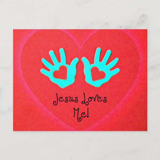 Cartão Postal Jesus me ama! (Frente)