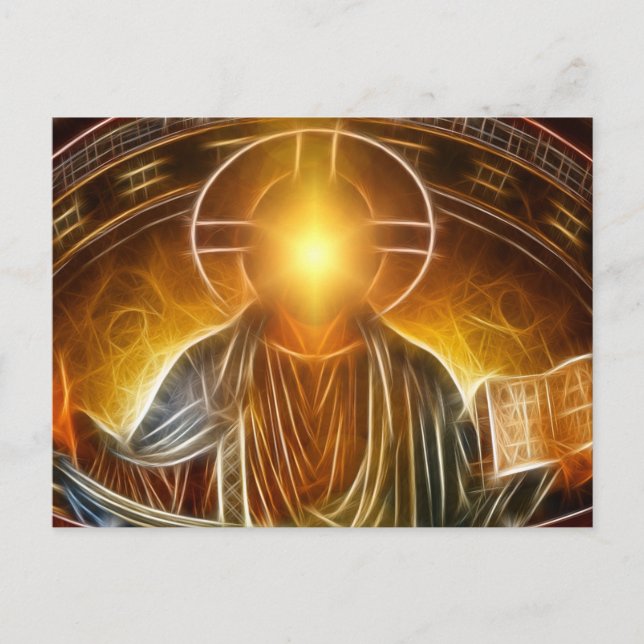 cartão postal jesus moderno (Frente)