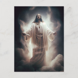 Cartão Postal Jesus na arte gerada pelo Cosmos AI