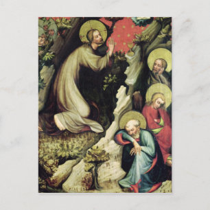 Cartão Postal Jesus no Jardim de Gethsemane