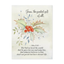 JESUS O maior presente de todos os Natal do John 3