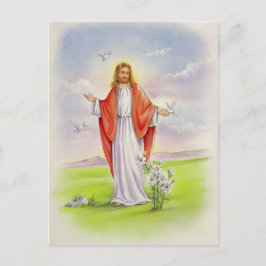 Cartão Postal Jesus, o pastor