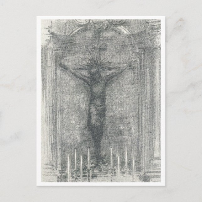 Cartão Postal Jesus on Cross - Postcard (Frente)