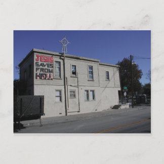 Cartão Postal Jesus salva do inferno