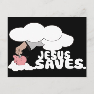 CARTÃO POSTAL JESUS SAVES
