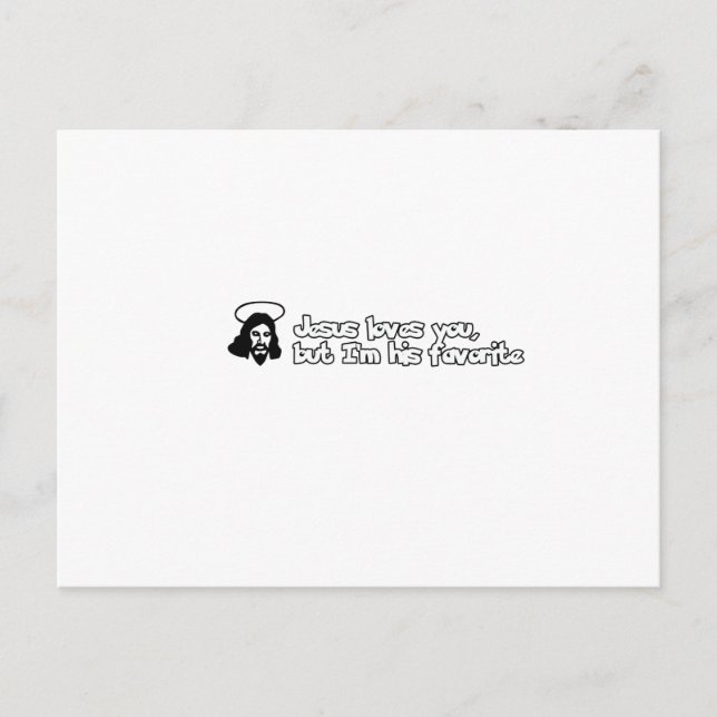 Cartão Postal Jesus te ama (Frente)
