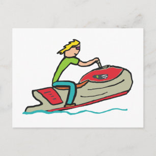 Cartão Postal Jet Ski