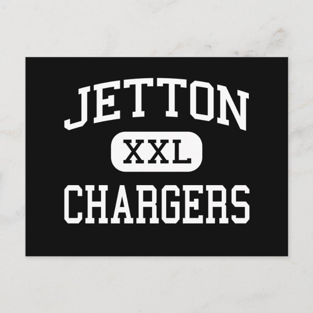 Cartão Postal Jetton - Chargers - Junior - Paducah Kentucky (Frente)