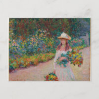 Jeune fille dans le jardin de Giverny, 1888