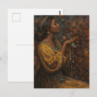 Cartão Postal Jewels by Thomas Edwin Mostyn Reimagined