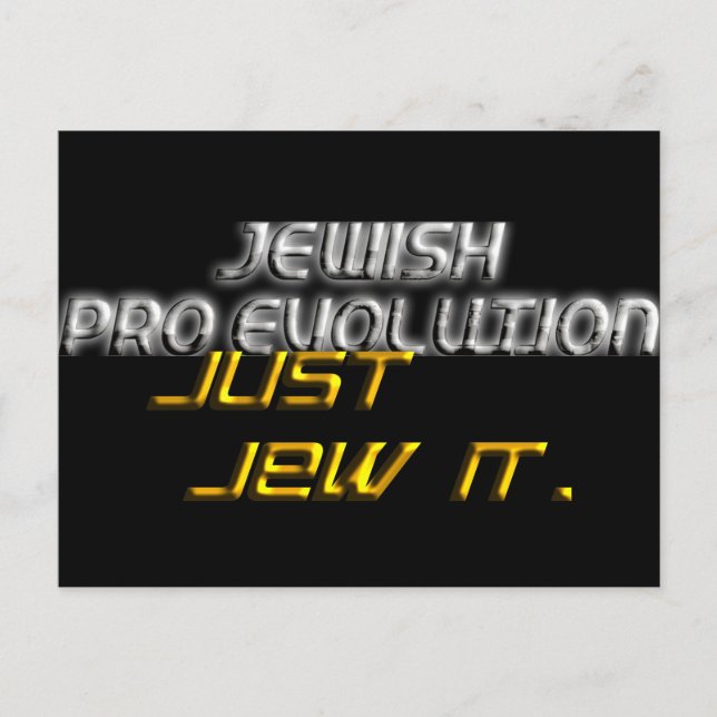 Cartão Postal Jewish Pro Evolution (Frente)