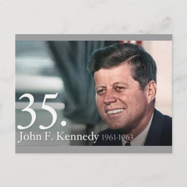 CARTÃO POSTAL JFK 35 (Frente)