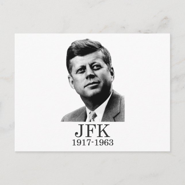 Cartão Postal JFK - John F. Kennedy (Frente)