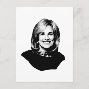 CARTÃO POSTAL JILL BIDEN