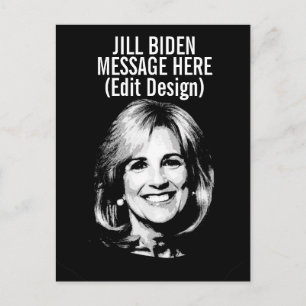 Cartão Postal JILL BIDEN Personalizado