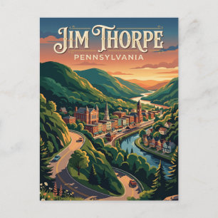 Cartão Postal Jim Thorpe EUA