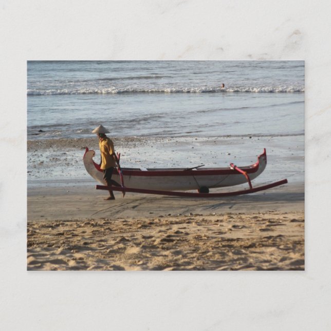 Cartão postal Jimbaran Beach (Frente)