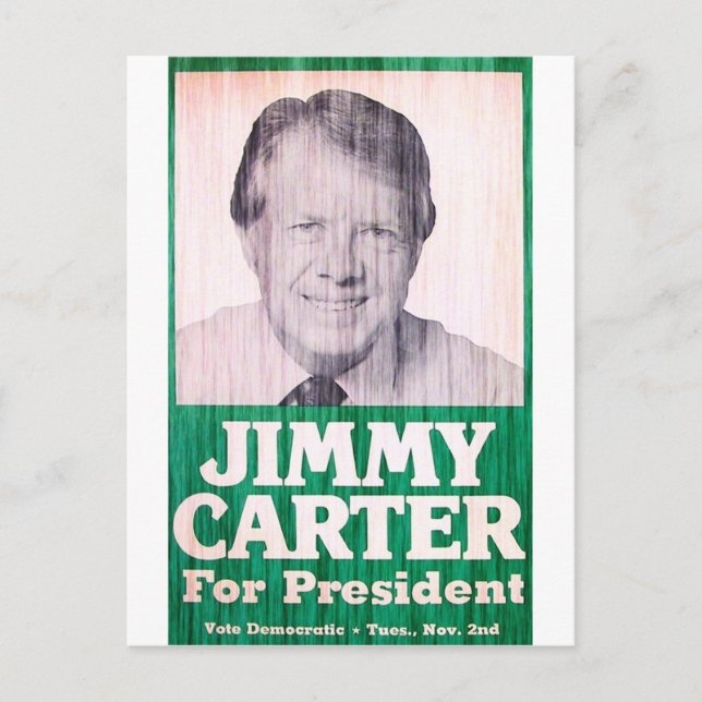 Cartão Postal Jimmy Carter Vintage (Frente)