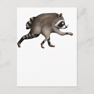 Cartão Postal Jimothy o Guaxinim Viral Seattle T-S Personaliz