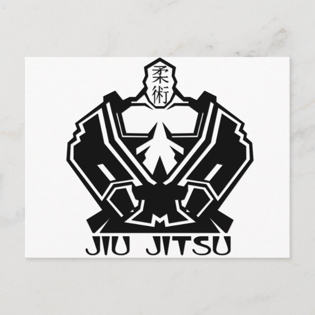 Cartão Postal Jiu Jitsu - A Luta Prepara-Se (Frente)