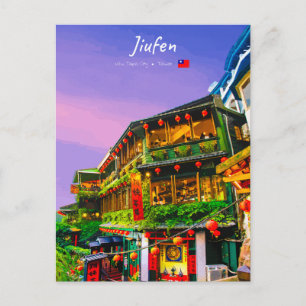 Cartão Postal Jiufen, Taiwan - Antiga Casa de Chá