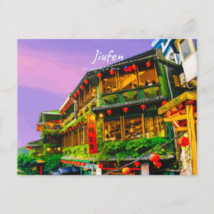 Cartão Postal Jiufen, Taiwan - Antiga Casa de Chá