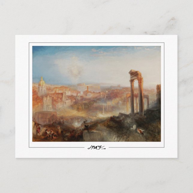 Cartão Postal JMW Turner #26-2 - Cartão-postal de arte (Frente)
