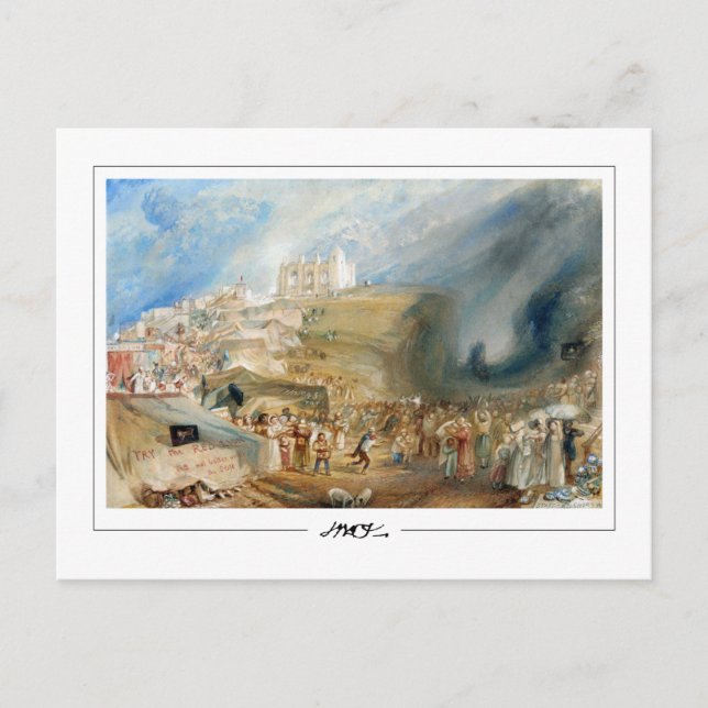 Cartão Postal JMW Turner #27-3 - Cartão-postal de arte (Frente)
