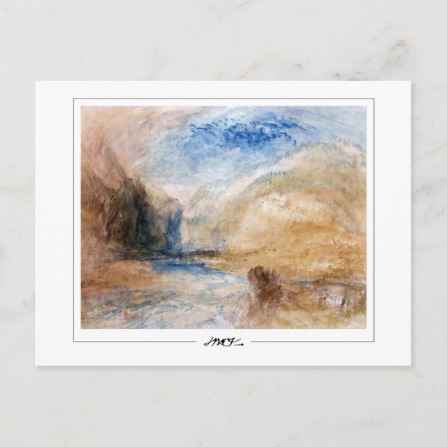 Cartão Postal JMW Turner #362-3 - Cartão-postal de arte (Frente)
