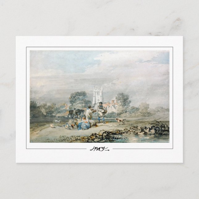 Cartão Postal JMW Turner #408-3 - Cartão-postal de arte (Frente)