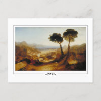 JMW Turner #8-3 - Cartão-postal de arte