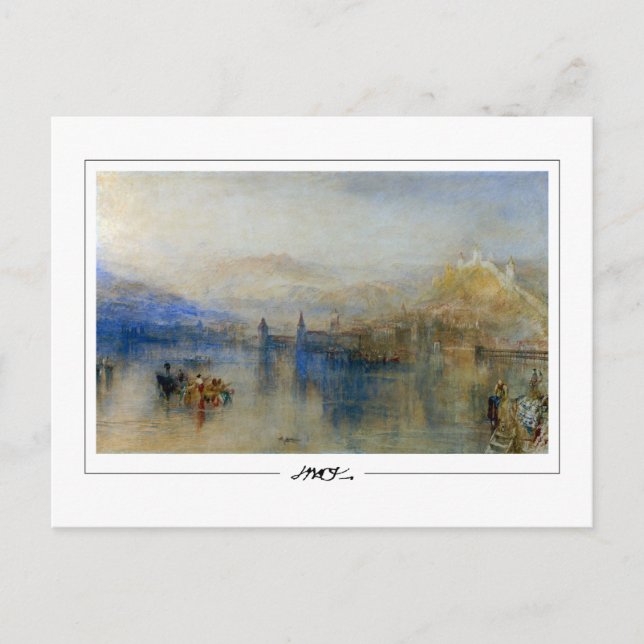 Cartão Postal JMW Turner #9-3 - Cartão-postal de arte (Frente)