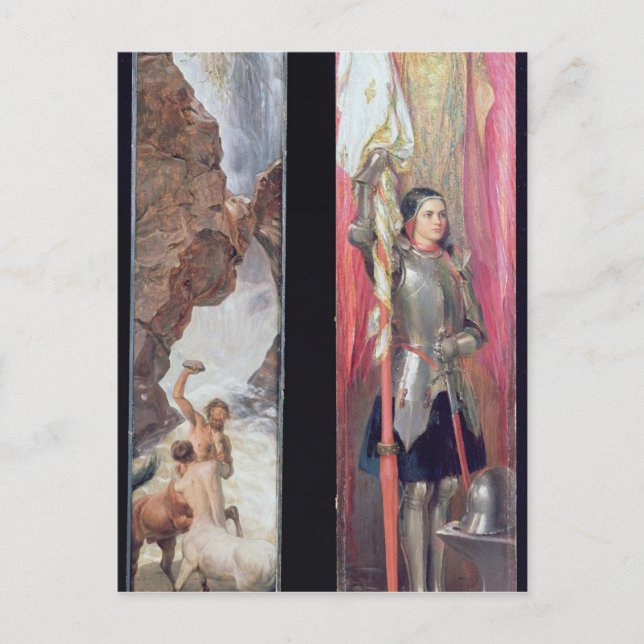 Cartão Postal Joana d'Arc, 1890 (Frente)