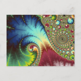 Cartão Postal Joanie 50 Fractal Art