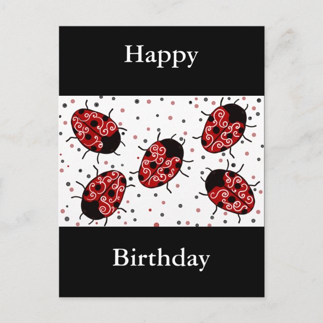 Cartão Postal Joaninha (Frente)