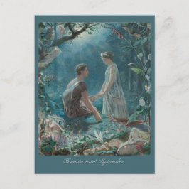 Cartão Postal João Simmons Hermia e Lisandro Midsummer CC0751