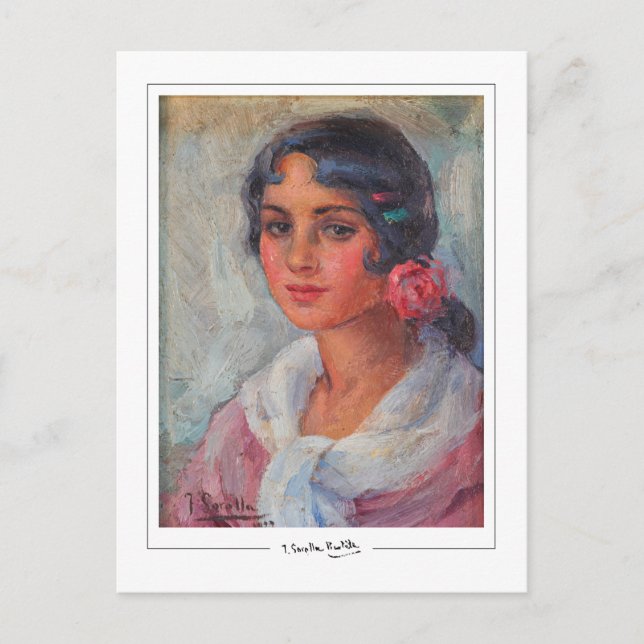 Cartão Postal Joaquín Sorolla #22 - Cartão-postal de arte (Frente)