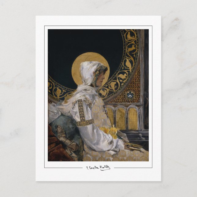 Cartão Postal Joaquín Sorolla #30 - Cartão-postal de arte (Frente)